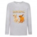 Лонгслив реглан Король Лев 4 (Lion King) серый (LK gr 004) 116 см