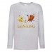 Лонгслив реглан Король Лев 5 (Lion King) серый (LK gr 005) 104 см