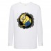 Лонгслив реглан Миньоны (Minions) белый (MS wh 001) 128 см