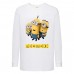 Лонгслив реглан Миньоны 7 (Minions) белый (MS wh 007) 152 см