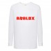 Лонгслив реглан Роблокс (Roblox) белый (RBL wh 01) 140 см