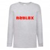 Лонгслив реглан Роблокс (Roblox) серый (RBL gr 01) 116 см