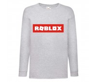 Лонгслив реглан Роблокс 3 (Roblox) серый (RBL gr 03) 116 см