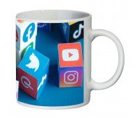 Кружка Социальные Сети SuperCup (чашка-SC-CC004-2)