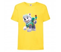  Футболка детская Щенячий патруль (Paw Patrol) желтая (everest-yellow) размер 104 см