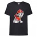  Футболка детская Щенячий патруль (Paw Patrol) черная (marshal-black) размер 128 см