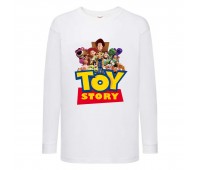 Лонгслив реглан Истории игрушек (Toy Story) белая (TST wh 01) 128 см