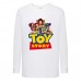 Лонгслив реглан Истории игрушек (Toy Story) белая (TST wh 01) 128 см