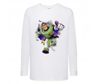 Лонгслив реглан Истории игрушек 3 (Toy Story) белая (TST wh 03) 128 см