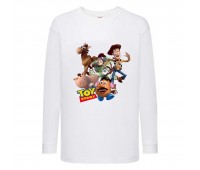 Лонгслив реглан Истории игрушек 4 (Toy Story) белая (TST wh 04) 128 см