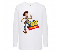 Лонгслив реглан Истории игрушек 6 (Toy Story) белая (TST wh 06) 128 см