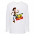 Лонгслив реглан Истории игрушек 6 (Toy Story) белая (TST wh 06) 128 см