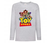 Лонгслив реглан Истории игрушек (Toy Story) серый (TST gr 01) 104 см
