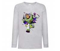 Лонгслив реглан Истории игрушек 3 (Toy Story) серый (TST gr 03) 104 см