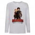 Лонгслив реглан Как приручить дракона 3 (How to train your dragon) серый (TRD gr 03) 128 см