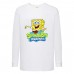 Лонгслив реглан Спанч Боб 2 (Sponge Bob) белый (SB wh 02) 104 см