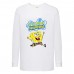 Лонгслив реглан Спанч Боб 3 (Sponge Bob) белый (SB wh 03) 152 см