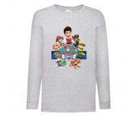 Лонгслив реглан Щенячий патруль 2 (Paw Patrol) серый (PWP gr 02) 116 см