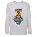 Лонгслив реглан Щенячий патруль 5 (Paw Patrol) серый (PWP gr 05) 104 см