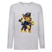 Лонгслив реглан Щенячий патруль 7 (Paw Patrol) серый (PWP gr 07) 104 см