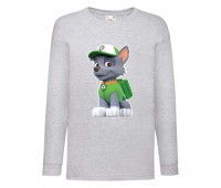 Лонгслив реглан Щенячий патруль 13 (Paw Patrol) серый (PWP gr 004) 104 см