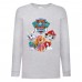 Лонгслив реглан Щенячий патруль 14 (Paw Patrol) серый (PWP gr 005) 104 см