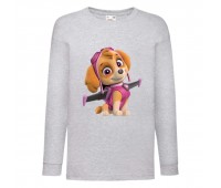 Лонгслив реглан Щенячий патруль 15 (Paw Patrol) серый (PWP gr 006) 104 см