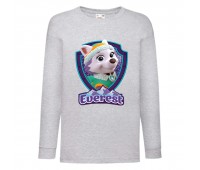 Лонгслив реглан Щенячий патруль 18 (Paw Patrol) серый (PWP gr 009) 104 см