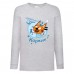 Лонгслив реглан Три кота 5 (Three cats) серый (THC gr 05) 104 см