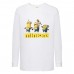Лонгслив реглан Миньоны 01 (Minions) белый (MS wh 01) 128 см