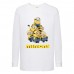 Лонгслив реглан Миньоны 02 (Minions) белый (MS wh 02) 128 см