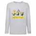 Лонгслив реглан Миньоны 01 (Minions) серый (MS gr 01) 104 см