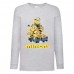 Лонгслив реглан Миньоны 02 (Minions) серый (MS gr 02) 116 см