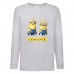 Лонгслив реглан Миньоны 04 (Minions) серый (MS gr 04) 104 см
