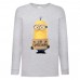 Лонгслив реглан Миньоны 9 (Minions) серый (MS gr 009) 104 см
