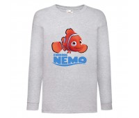Лонгслив реглан Немо 4 (Nemo) серый (NM gr 004) 116 см