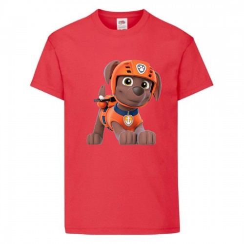 Футболка детская Щенячий патруль (Paw Patrol) красная (zuma-red) размер 104 см Футболка детская Щенячий патруль (Paw Patrol) красная (zuma-red) размер 104 см