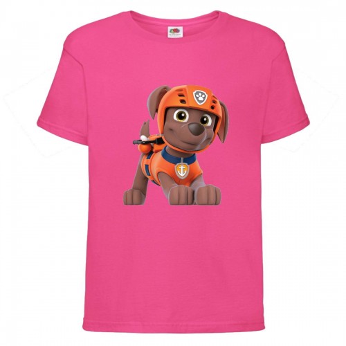 Футболка детская Щенячий патруль (Paw Patrol) розовая (zuma-pink) размер 104 см Футболка детская Щенячий патруль (Paw Patrol) розовая (zuma-pink) размер 104 см