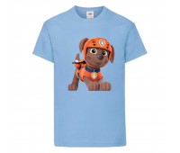 Футболка детская Щенячий патруль (Paw Patrol) светло-голубая (zuma-blue) размер 104 см Футболка детская Щенячий патруль (Paw Patrol) светло-голубая (zuma-blue) размер 104 см