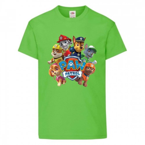 Футболка детская Щенячий патруль (Paw Patrol) светло-зеленая (all-puppies-green) размер 104 см Футболка детская Щенячий патруль (Paw Patrol) светло-зеленая (all-puppies-green) размер 104 см