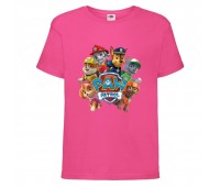 Футболка детская Щенячий патруль (Paw Patrol) розовая (all-puppies-pink) размер 104 см Футболка детская Щенячий патруль (Paw Patrol) розовая (all-puppies-pink) размер 104 см