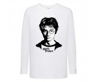 Лонгслив реглан Гарри Поттер 7 (Harry Potter) белый (HPO wh 007) 152 см