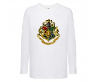 Лонгслив реглан Гарри Поттер 8 (Harry Potter) белая (HPO wh 008) 140 см
