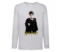Лонгслив реглан Гарри Поттер 10 (Harry Potter) серый (HPO gr 010) 140 см
