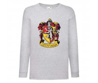 Лонгслив реглан Гарри Поттер 9 (Harry Potter) серый (HPO gr 009) 128 см