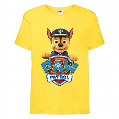 Футболка детская Щенячий патруль (Paw Patrol) желтая (racer-yellow) размер 116 см Футболка детская Щенячий патруль (Paw Patrol) желтая (racer-yellow) размер 116 см