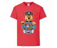 Футболка детская Щенячий патруль (Paw Patrol) красная (racer-red) размер 104 см Футболка детская Щенячий патруль (Paw Patrol) красная (racer-red) размер 104 см