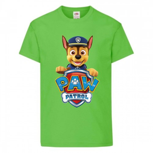 Футболка детская Щенячий патруль (Paw Patrol) светло-зеленая (racer-green) размер 116 см Футболка детская Щенячий патруль (Paw Patrol) светло-зеленая (racer-green) размер 116 см