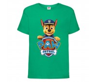 Футболка детская Щенячий патруль (Paw Patrol) зеленая (racer-green) размер 104 см Футболка детская Щенячий патруль (Paw Patrol) зеленая (racer-green) размер 104 см