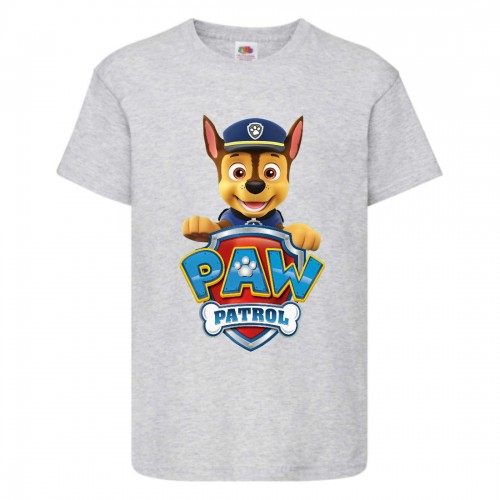 Футболка детская Щенячий патруль (Paw Patrol) серая (racer-gray) размер 116 см Футболка детская Щенячий патруль (Paw Patrol) серая (racer-gray) размер 116 см